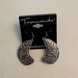 Taramanda Intricate Silver Earrings